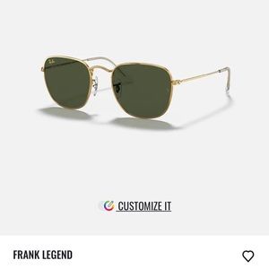 Frank Ray Ban polarized sunglasses.